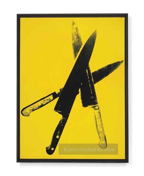 Messer Andy Warhol Ölgemälde